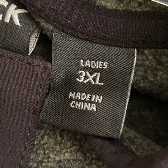 Dri Duck Denali mountain fleece pullover green black Gorpcore Womens Size 3XL - Picture 7 of 16